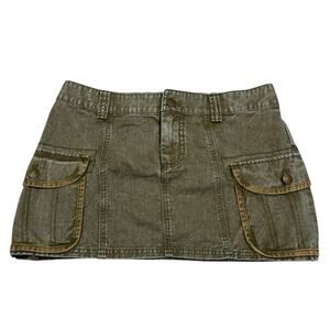 BDG Green Devon Cargo Skirt Womens Size S
